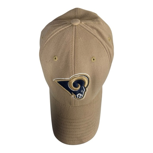 Vintage Men’s NFL St. Louis Rams Football Tan Fitted Hat - Picture 2 of 7